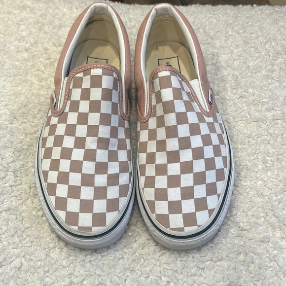 Checkered Slip On Sneakers